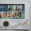 2017 Christmas Half Penny Coin Cover - Benham Signed UK PNC First Day Covers
