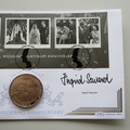2017 Royal Wedding Platinum Anniversary 1 Crown Coin Cover - Benham Signed UK PNC