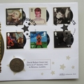 2017 David Bowie 1 Shilling Coin Cover - Benham Signed UK PNC First Day Covers