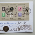 2017 Machin Definitive 50 Years 1 Shilling Coin Cover - Benham Signed UK PNC First Day Covers
