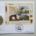 2018 The Endeavour Voyage 250th Anniversary 1 Dollar Coin Cover - Benham Signed UK PNC