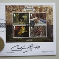 2020 Tomb Raider Video Games 1 Dollar Coin Cover - Benham Signed UK PNC First Day Covers