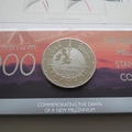 Millennium 2000 Anno Domini 5 Pounds Commemorative Coin Pack - Westminster