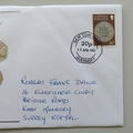 1982 New 20p Pence Coin Coin Cover - Guernsey PNC First Day Covers