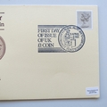1983 New One Pound Coin Cover - UK PNC First Day Covers by Pilgrim Philatelics