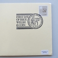 1985 Welsh New One Pound Coin Cover - UK PNC First Day Covers by Pilgrim Philatelics