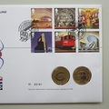2013 London Underground 150 Years of Service Twin 2 Pounds Coin Cover - Royal Mail First Day Cover