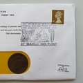 1974 King Edward VII Penny 70th Anniversary Coin Cover - UK PNC First Day Covers