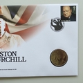 2015 Winston Churchill 5 Pounds Coin Cover - Royal Mail First Day Cover