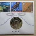 2001 BBC Radio 4 The Archers 50th Anniversary Medal Cover - Royal Mail First Day Cover