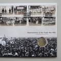 2018 Representation of the People Act 50p Pence Coin Cover - Royal Mail First Day Cover