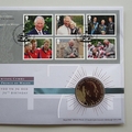 2018 Prince of Wales 70th Birthday 5 Pounds Coin Cover - Royal Mail First Day Cover