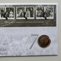 2017 Royal Wedding Platinum Anniversary 5 Pounds Coin Cover - Royal Mail First Day Cover