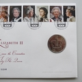 2013 Queen Elizabeth II 60 Years of Coronation 5 Pounds Coin Cover - Royal Mail First Day Cover