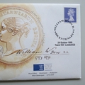 1995 William Wyon Bicentenary Medal Cover - UK Royal Mail First Day Covers