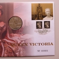 2001 Queen Victoria 5 Pounds Coin Cover - Royal Mail First Day Cover