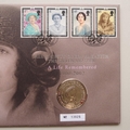 2002 The Queen Mother A Life Remembered 5 Pounds Coin Cover - Royal Mail First Day Cover