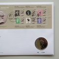 2017 Design Icons by Arnold Machin Medal Cover - Royal Mail First Day Cover