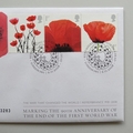 2008 Remembrance Day 90th Anniversary Medal Cover - Royal Mail First Day Cover