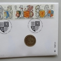 1998 Royal Beasts 1 Pound Coin Cover - Royal Mail First Day Cover