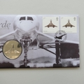 2009 Concorde 40th Anniversary of First Flight Medal Cover - Royal Mail First Day Cover