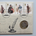 2012 Charles Dickens 200th Anniversary of Birth 2 Pounds Coin Cover - Royal Mail First Day Cover