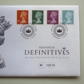 2009 High Value Definitives 1 Pound Coin Cover - Royal Mail First Day Cover