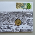 2011 The City of Belfast 1 Pound Coin Cover - Royal Mail First Day Cover