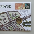 2012 The City of Cardiff 1 Pound Coin Cover - Royal Mail First Day Cover