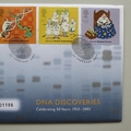 2003 DNA Discoveries Celebrating 50 Years 2 Pounds Coin Cover - Royal Mail First Day Cover