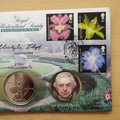 2004 Royal Horticultural Society Bicentenary Crown Coin Cover - Benham First Day Cover