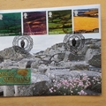 2004 The Giant's Causeway 1 Pound Coin Cover - Benham First Day Cover Signed