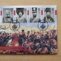 2004 Crimean War  150th Anniversary 1 Crown Coin Cover - Benham First Day Cover Signed