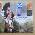 1999 Scotland National Portrait 1 Pound Coin Cover - Benham First Day Cover Signed