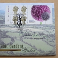 2000 Botanic Gardens Wales 1 Crown Coin Cover - Benham First Day Cover Signed