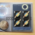 1999 Total Eclipse of the Sun 2 Pounds Coin Cover - Benham First Day Cover Signed