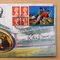 1999 Rugby World Cup 1 Crown Coin Cover - Benham First Day Cover Signed