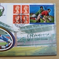 1999 Rugby World Cup 2 Pounds Coin Cover - Benham First Day Cover Signed