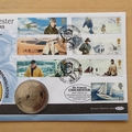 2003 Extreme Endeavours Sir Francis Chichester 1 Crown Coin Cover - Benham First Day Cover