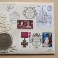1997 The Reign of King George VI 5 Shillings Coin Cover - Benham First Day Cover -  Signed