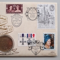 1997 The Reign of King George VI 1 Crown Coin Cover - Benham First Day Cover