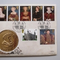 1997 King Henry VIII & His Six Wives Medal Cover - Benham First Day Covers