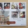 2005 Trooping The Colour HM Queen Elizabeth II 1 Crown Coin First Day Cover - Benham FDC Signed by Huw Edwards