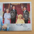 2000 The Queen Mother 100th Birthday Isle of Man Crown Coin Cover - Benham First Day Cover - Signed