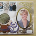 1999 Royal Wedding Prince Edward Gibraltar Crown Coin Cover - Benham First Day Cover - Signed