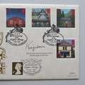 1997 Copper Penny Bicentenary One Penny Coin Cover - Benham First Day Cover - Signed