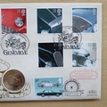 1996 Jaguar Classic Cars 100 Years of Motoring 2 Pounds Coin Cover - Benham First Day Cover