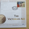 2001 The Victorian Age Charles Dickens 1 Crown Coin Cover - Mercury First Day Cover