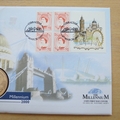 1999 Millennium 2000 Landmarks of London 5 Pounds Coin Cover - Mercury First Day Cover
