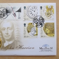 1999 Millennium Time John Harrison 5 Pounds Coin Cover - Mercury First Day Cover